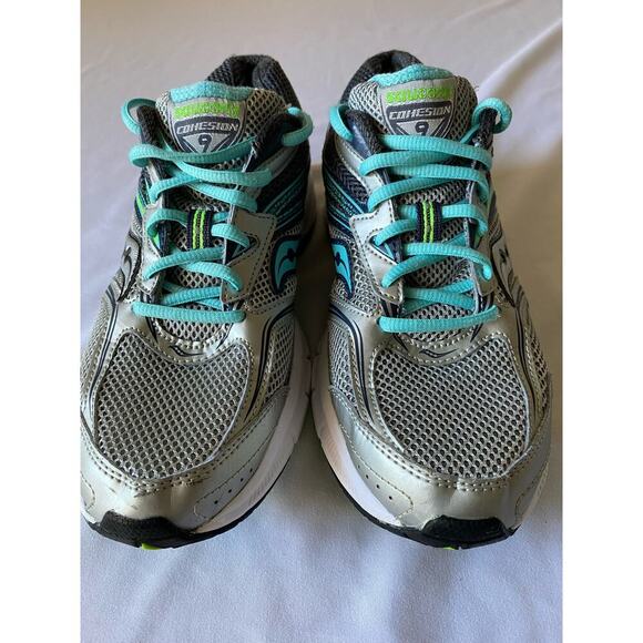 Saucony Cohesion 9 Running Sneakers S15262-5 Gray Women's size 9 - Picture 4 of 7
